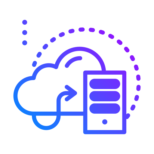 almacenamiento en la nube icono gratis