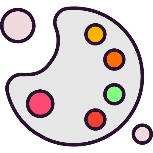palette de peinture Icône gratuit