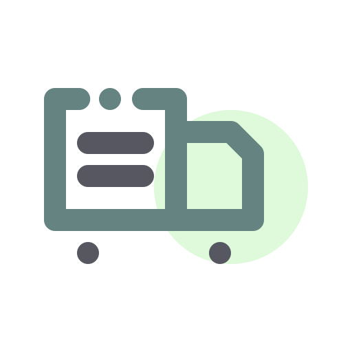 Camión de reparto icono gratis