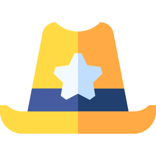 sombrero de vaquero icono gratis