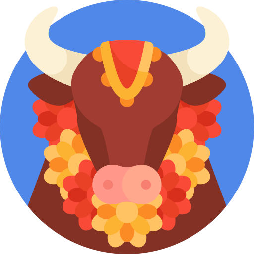 vaca sagrada icono gratis