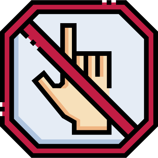 keine berührung kostenlos Icon keine berührung kostenlos Icon