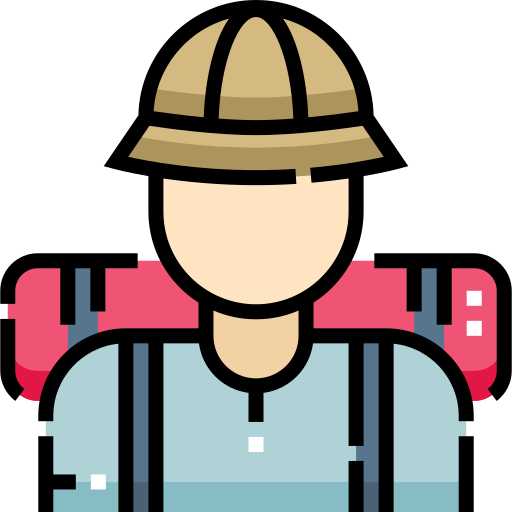 trekker Icône gratuit