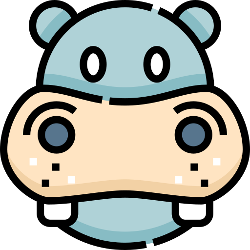 hipopótamo icono gratis