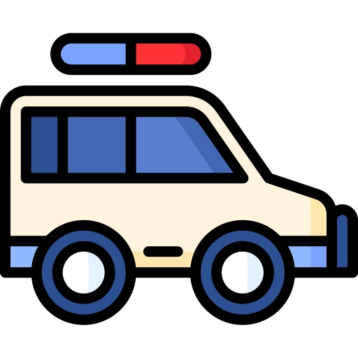 polizeiauto kostenlos Icon