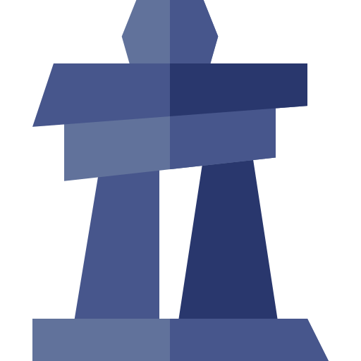 inukshuk Icône gratuit inukshuk Icône gratuit