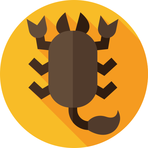 Scorpion Flat Circular Flat icon