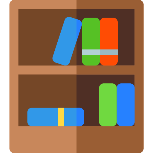 Книжная полка бесплатно иконка