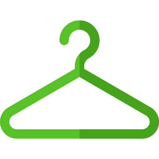 Clothes hanger Basic Rounded Flat icon