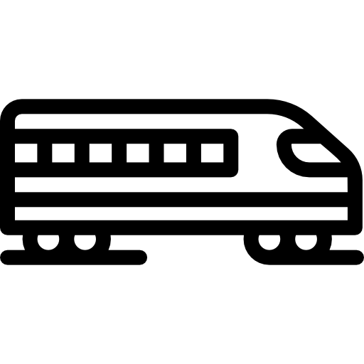 Train Detailed Rounded Lineal icon