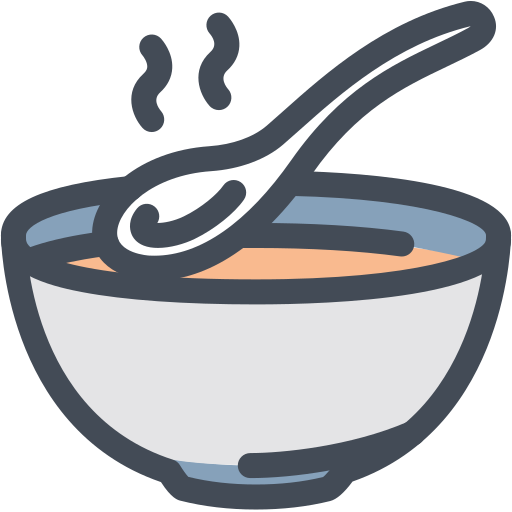 Hot soup - free icon