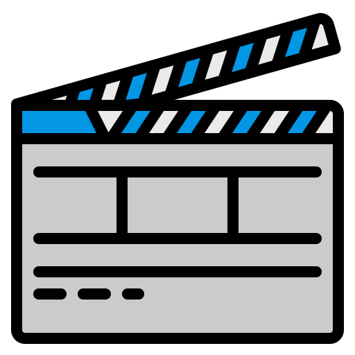 Claqueta - Iconos gratis de cine