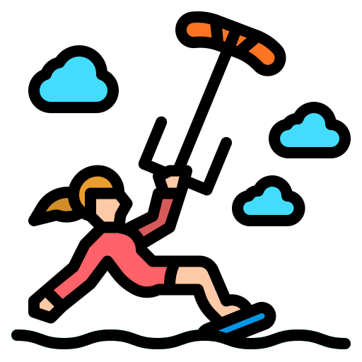 kitesurfen kostenlos Icon kitesurfen kostenlos Icon