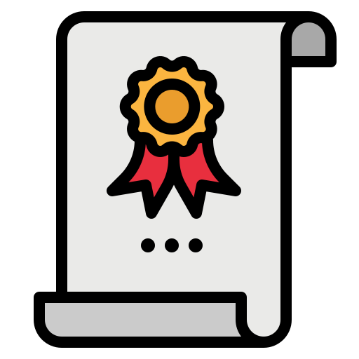 certificado grátis ícone certificado grátis ícone