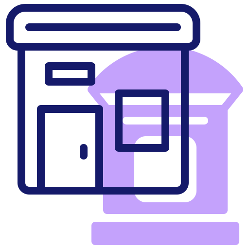 oficina postal icono gratis