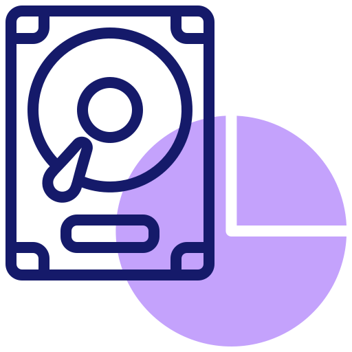 Hard drive free icon Hard drive free icon
