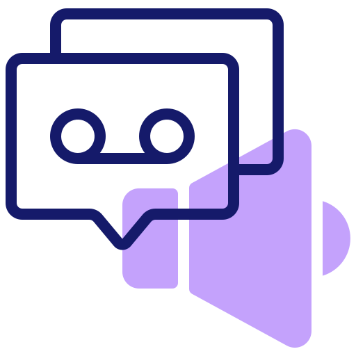 mensaje de voz icono gratis