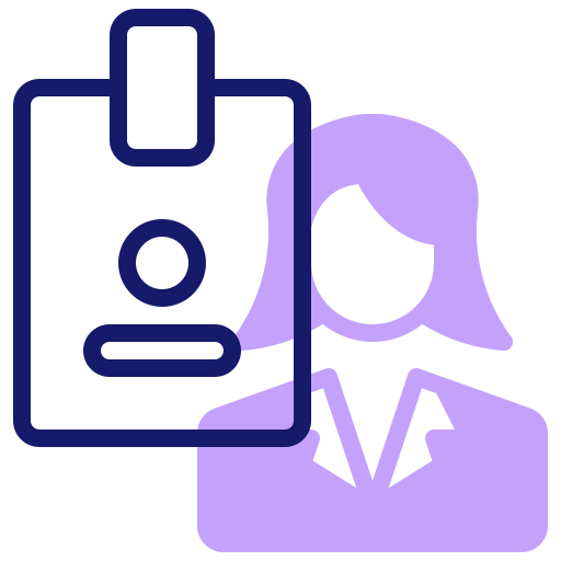 tarjeta de visita icono gratis