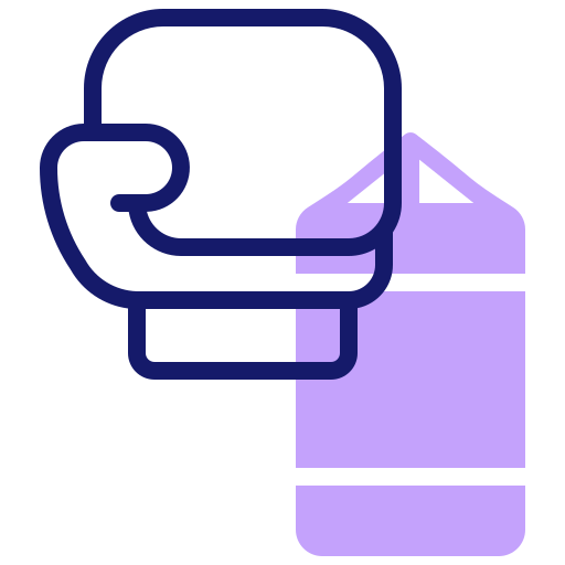 guantes de boxeo icono gratis