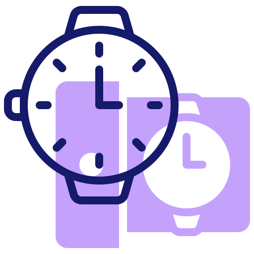 reloj de pulsera icono gratis