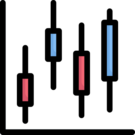 Candlestick Generic Outline Color icon