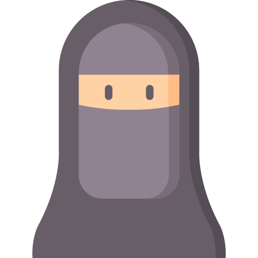 niqab icono gratis