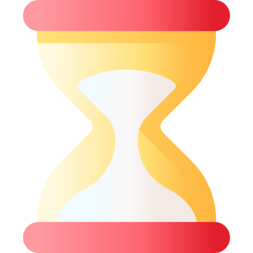 Hourglass 3d Basic Gradient Icon 0360