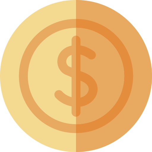 Dollar Basic Rounded Flat icon