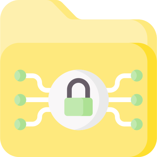 seguridad de archivos icono gratis