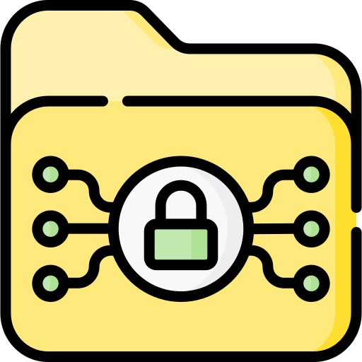 seguridad de archivos icono gratis