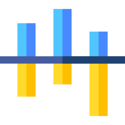 Bar chart Basic Straight Flat icon