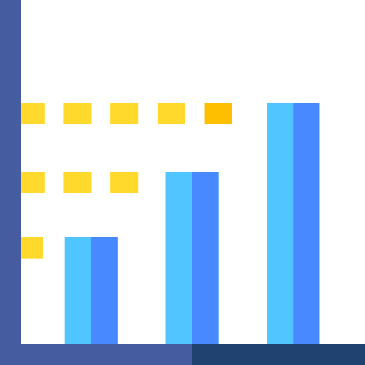 gráfico de barras icono gratis