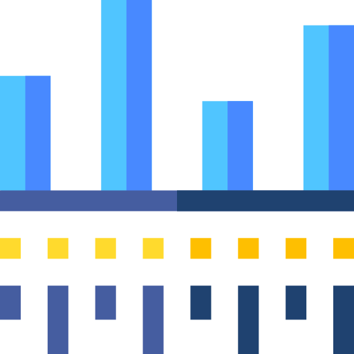 gráfico de barras icono gratis