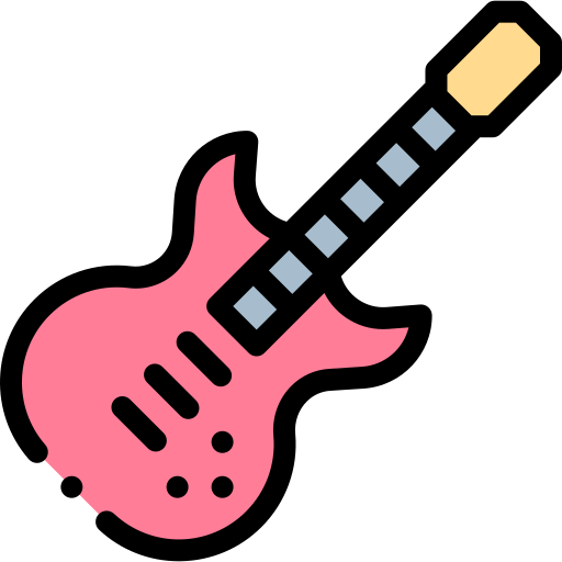 Electric guitar - Free electronics icons