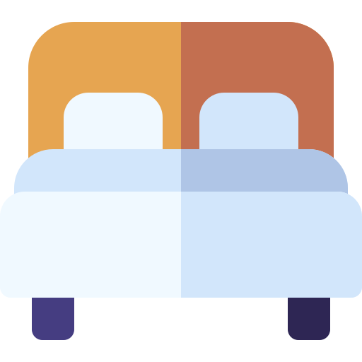 King size Basic Rounded Flat icon