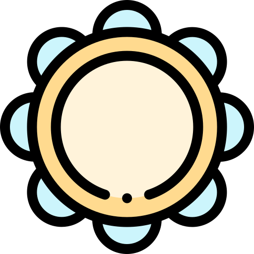 pandereta icono gratis