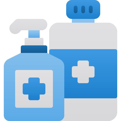 손 세정제 무료 아이콘