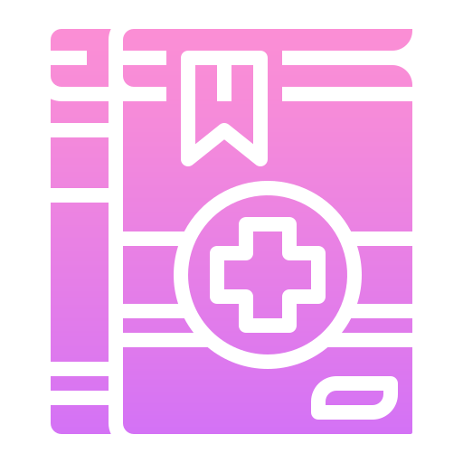 manual médico icono gratis