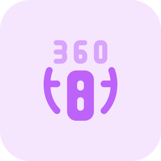 vista 360 icono gratis