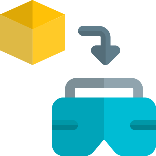 gafas vr icono gratis