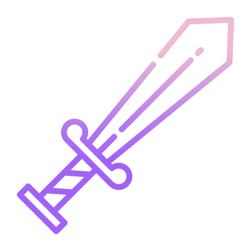 Sword Icongeek26 Outline Gradient icon