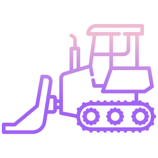 Bulldozer free icon Bulldozer free icon