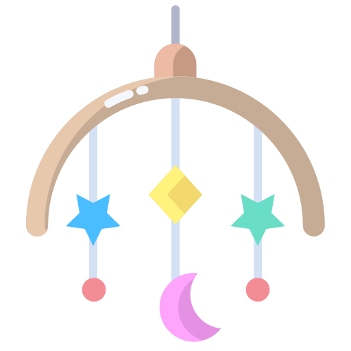 bebé móvil icono gratis