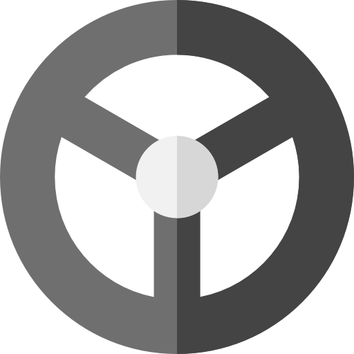 Steering wheel free icon