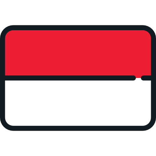 Monaco Flags Rounded Rectangle Icon