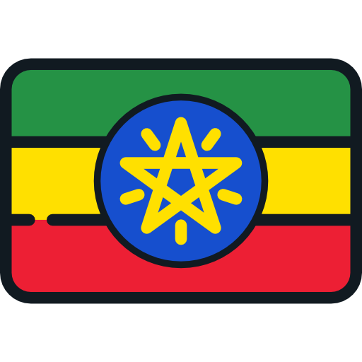 Ethiopia Flags Rounded Rectangle Icon