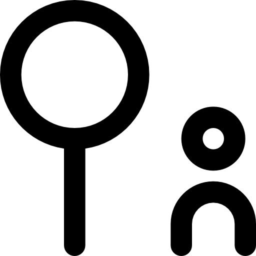 Pin Basic Black Outline icon