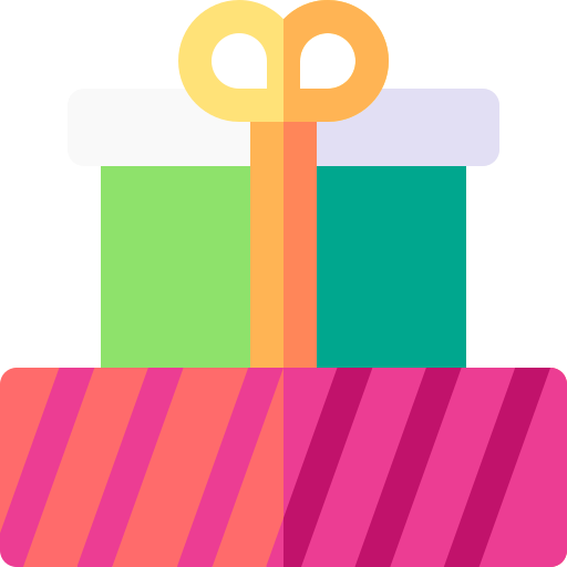 caja de regalo icono gratis