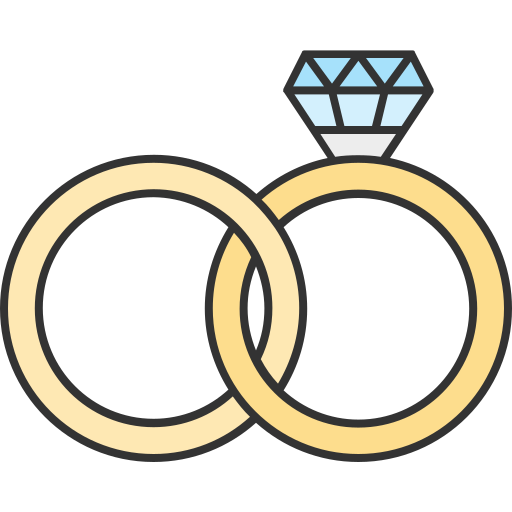 Engagement rings Generic Outline Color icon