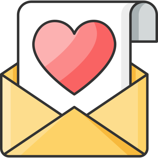 Love letter Generic Outline Color icon